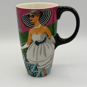 Lang Fancy Woman 18 Ounce Ceramic Latte Mug Coffee Motto Every Woman Deserves..